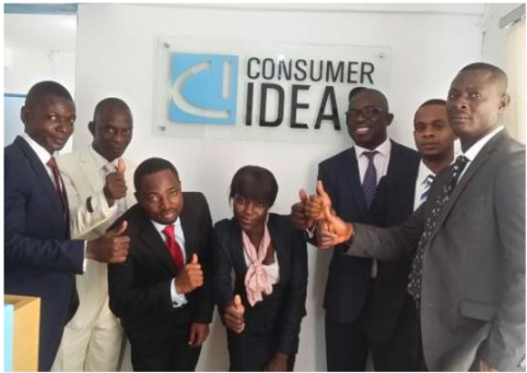 Consumer Ideas staff in Lagos, Nigeria